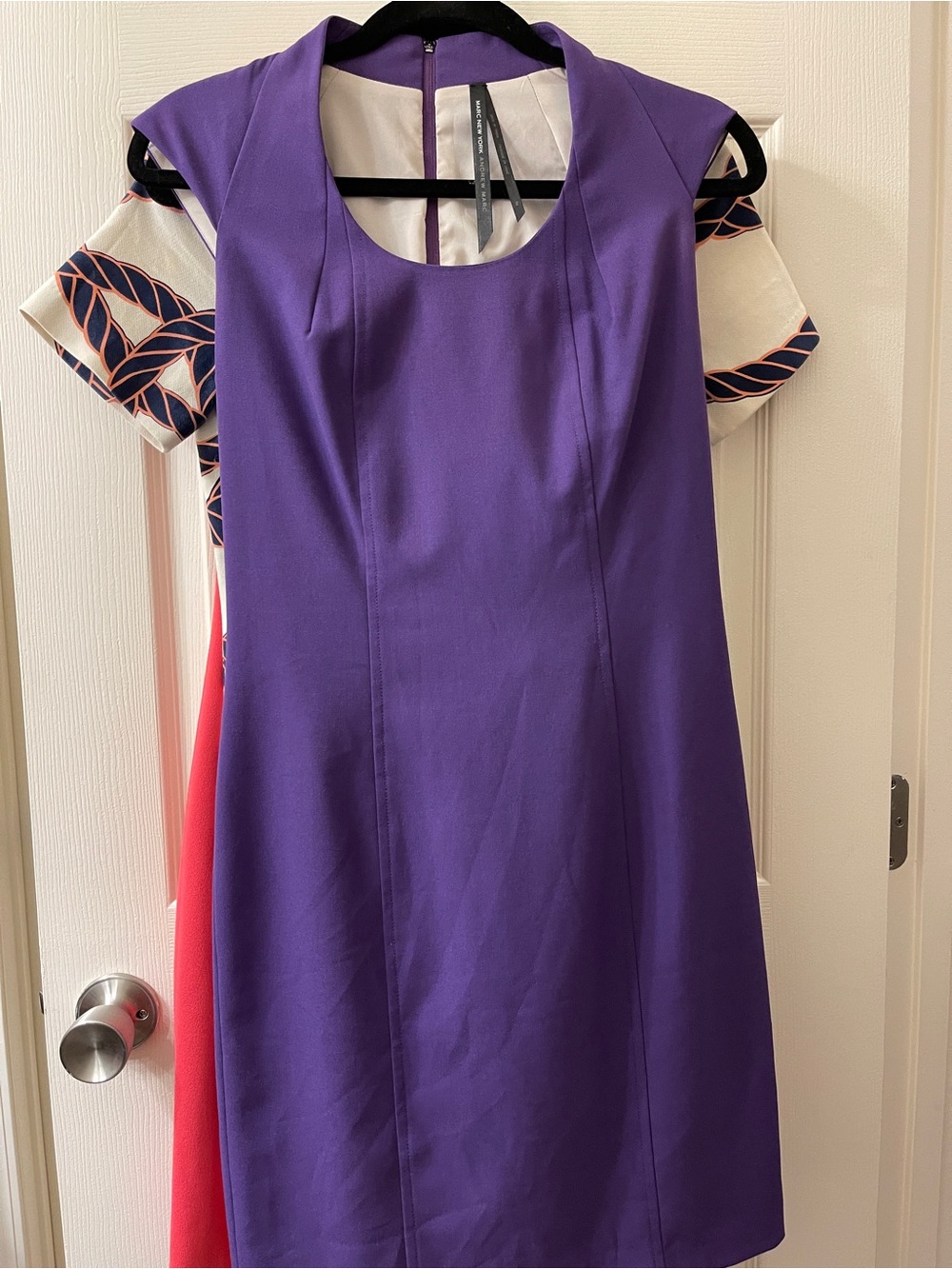 Marc Fisher Purple Sheath Dress